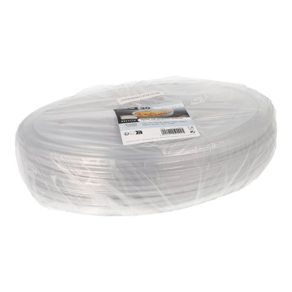 Papstar Deckel PET für Schalen oval 1 cm x 19,5 cm x 30,5 cm glasklar "Cella"