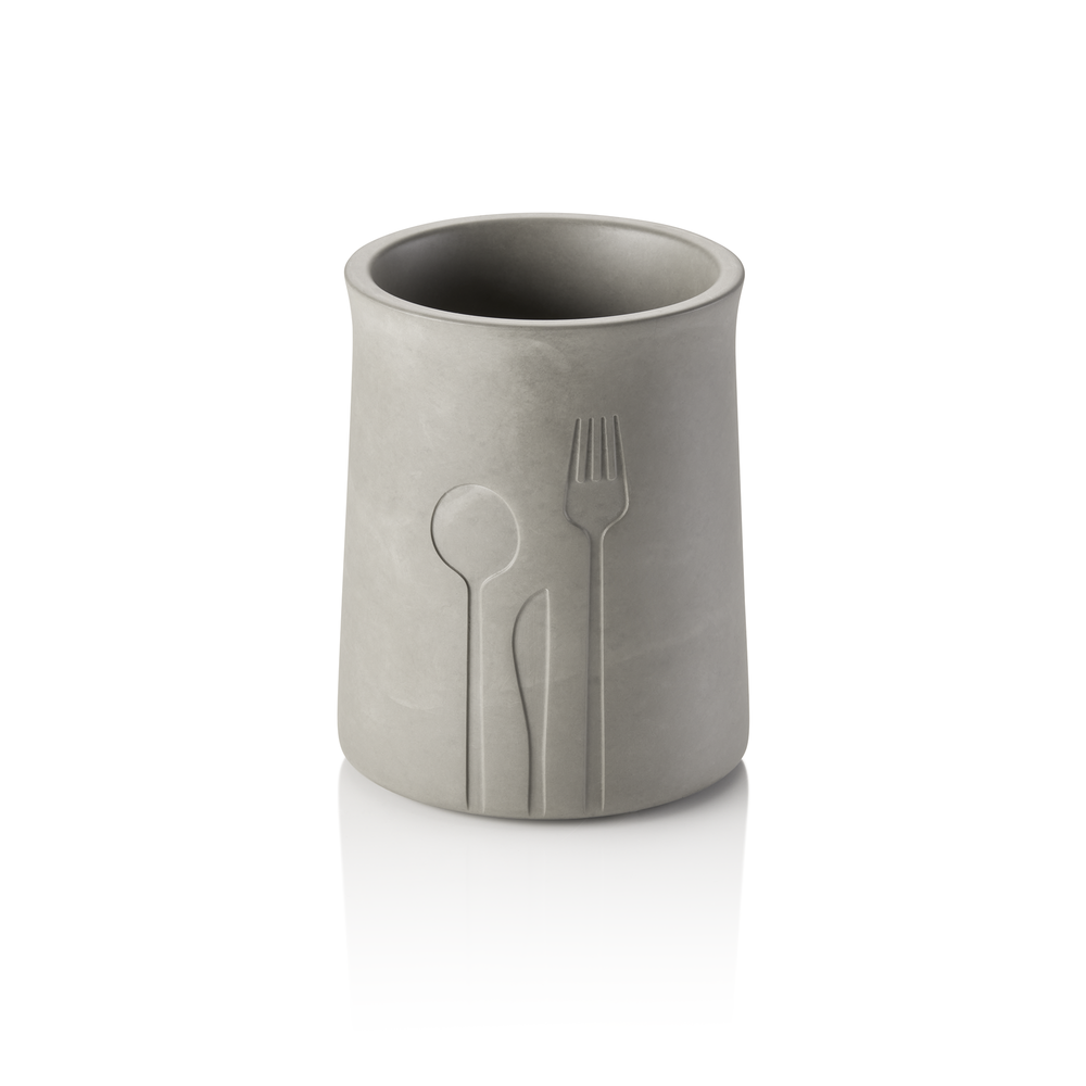 WAS Besteckbehälter Mare, Ø 11 cm, Höhe 14,5 cm, Beton, Ethylenvinylacetat