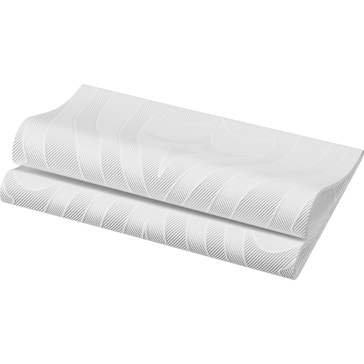 Duni Elegance-Servietten 40 x 40 cm 1/4 Falz Lily weiß
