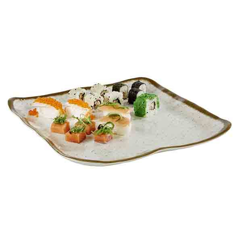 APS Teller -STONE ART-33 x 32,5 cm, H: 3 cm , Melamin 33 x 32,5 cm, H: 3 cm , Me
