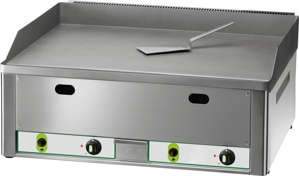 KBS Gas-Grillplatte 2 Heizzonen glatt 8kW
