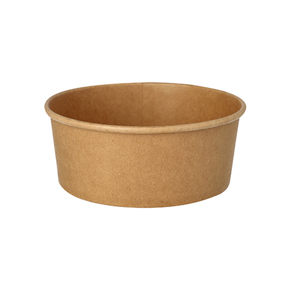 Papstar Salatschalen, Pappe rund 750 ml Ø 15 cm · 6 cm braun