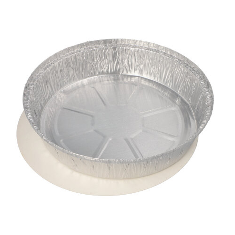 Papstar Schalen, Alu + Einlegedeckel, PE-beschichtet rund 1 l Ø 23 cm · 4,4 cm