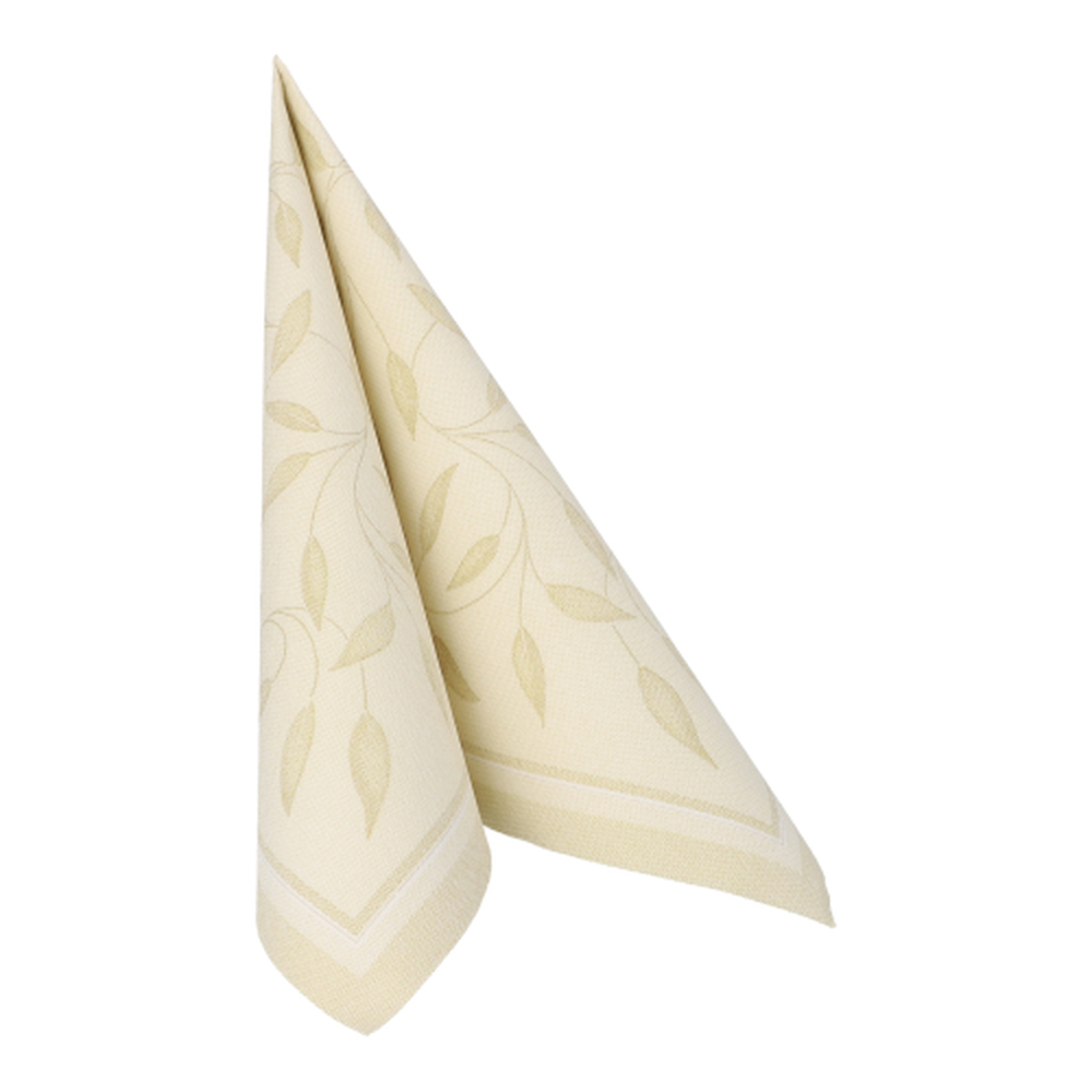 PAPSTAR Servietten ROYAL Collection 1/4-Falz 40 cm x 40 cm champagner New
