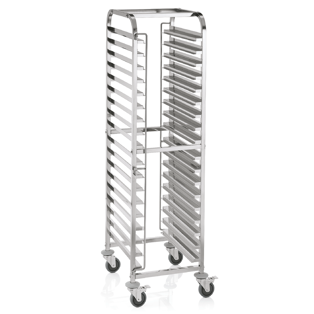 WAS Regalwagen CANTINA für 18 Backbleche 60 x 40 cm, 62 x 47 x 171 cm, Chromnick