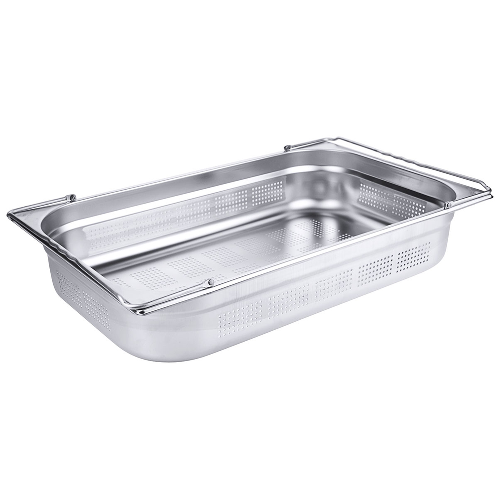 Contacto GN 1/1 Behälter mit Bügelgriffen, perforiert 10 cm Tiefe: 10 cm, 