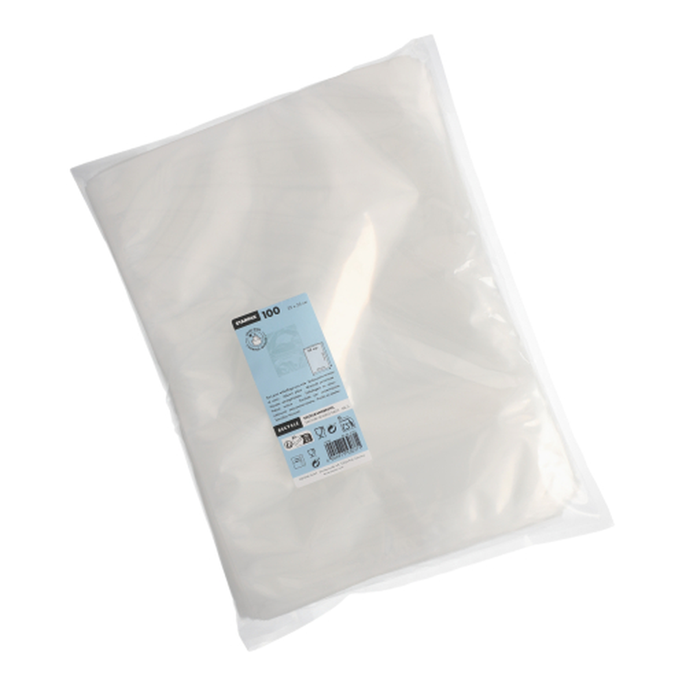 PAPSTAR Siegelrandbeutel, PA / PE 35 cm x 25 cm transparent Sous Vide Koch