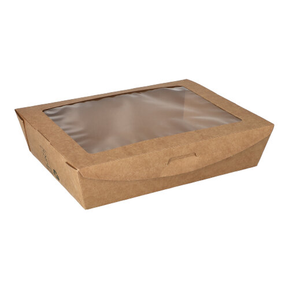 PAPSTAR Feinkostboxen Pappe pure eckig 1000 ml 4,5 cm x 18 cm x 13,5 cm bra