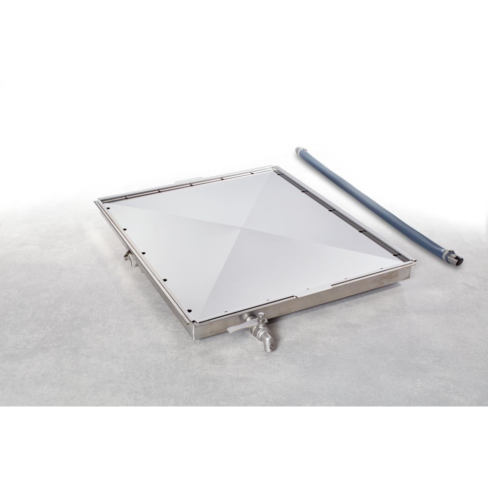 Rational Fettauffangbehälter mit Ablaufverschluss 2/1 GN (650 x 530 mm)