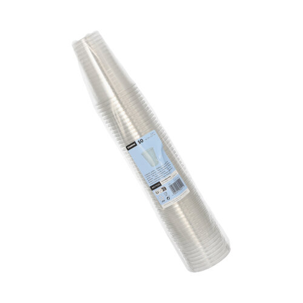 Papstar Trinkbecher R-PET 0,25 l Ø 7,8 cm · 10,7 cm glasklar