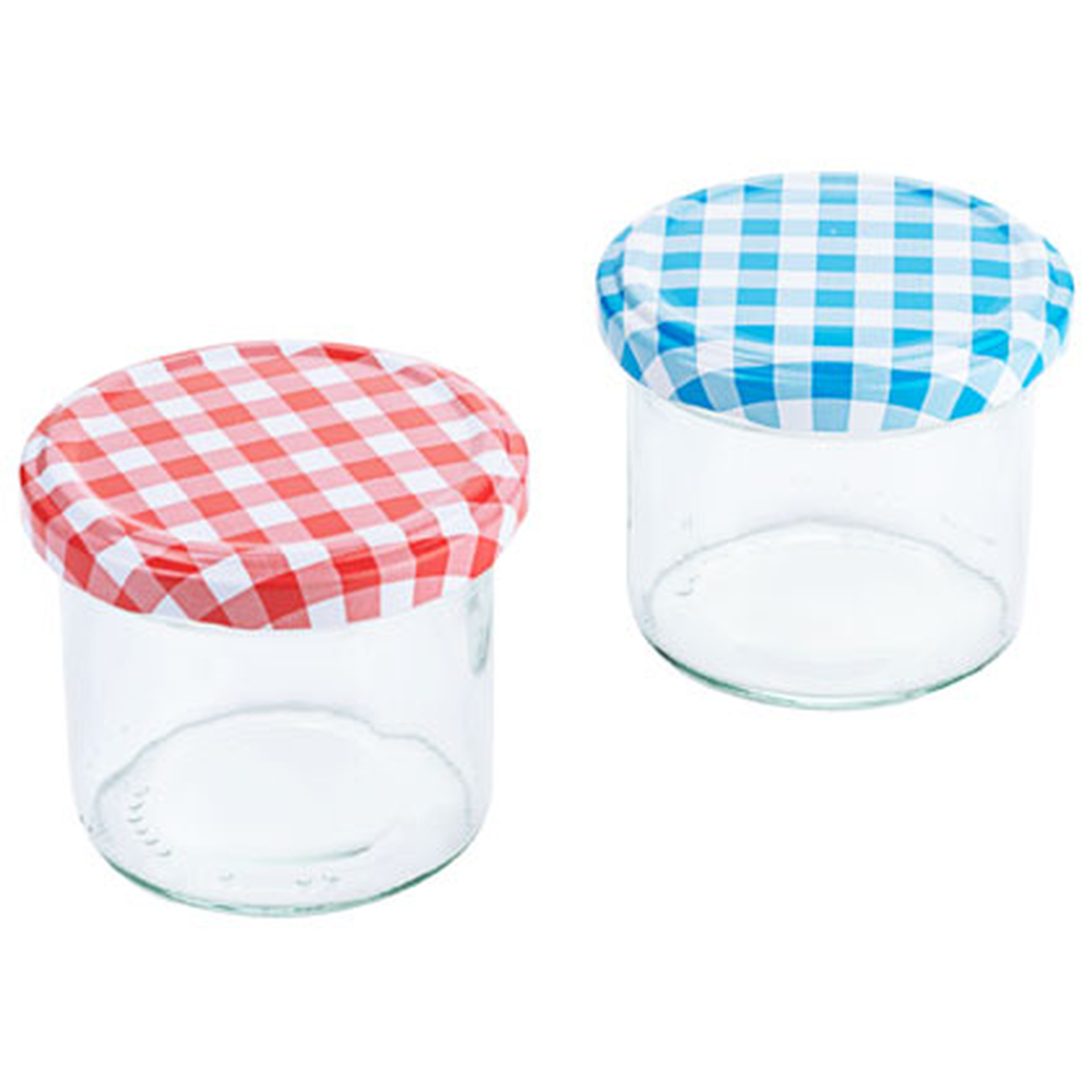 Contacto Einkochglas 120 ml mit Deckel 12-er Set
