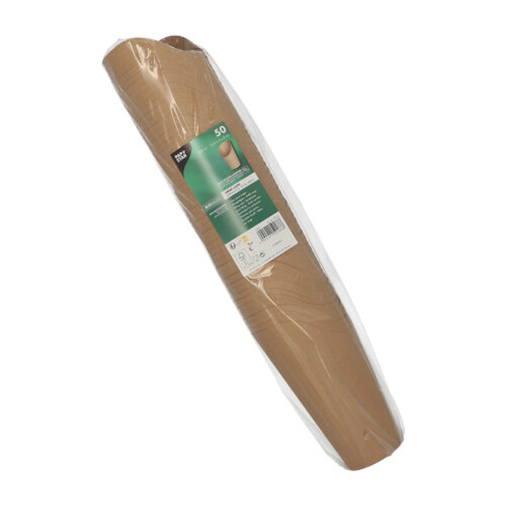 Papstar Wrap Cups, Pappe 590 ml 15,9 cm x 8,8 cm x 8,2 cm braun