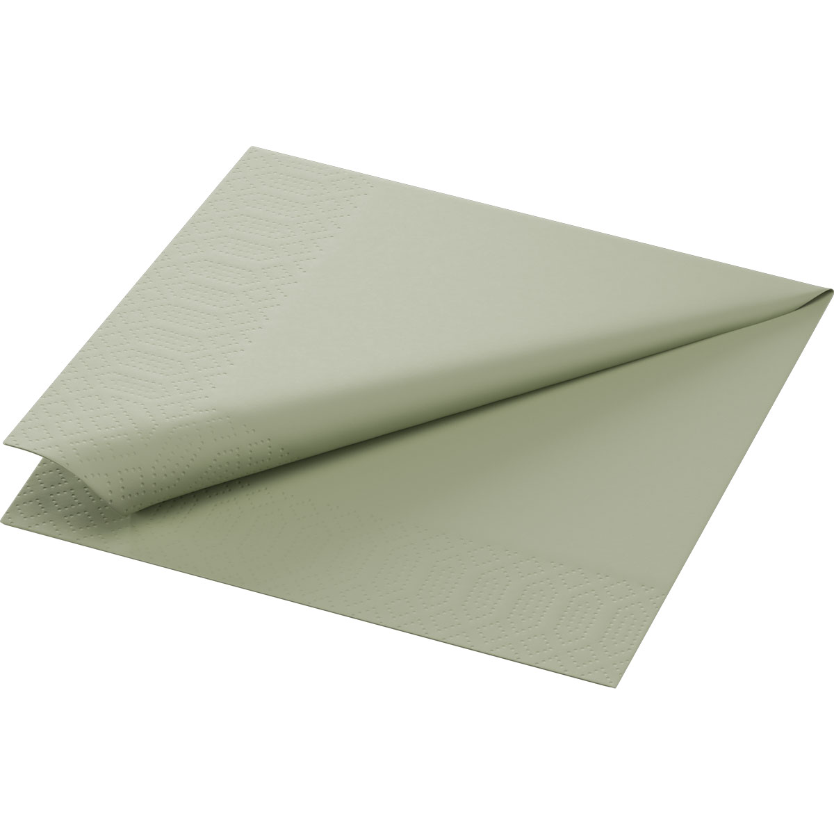 Duni Zelltuchservietten 33 x 33 cm, 3-lagig, 1/4-Falz, UNI