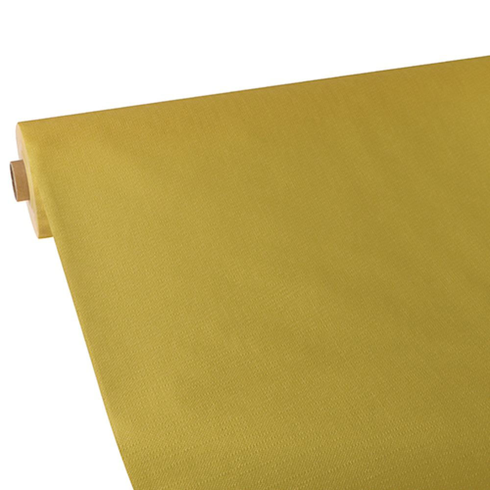 Papstar Tischdecke, stoffähnlich, Vlies "soft selection plus" 25 m x 1,18 m gold