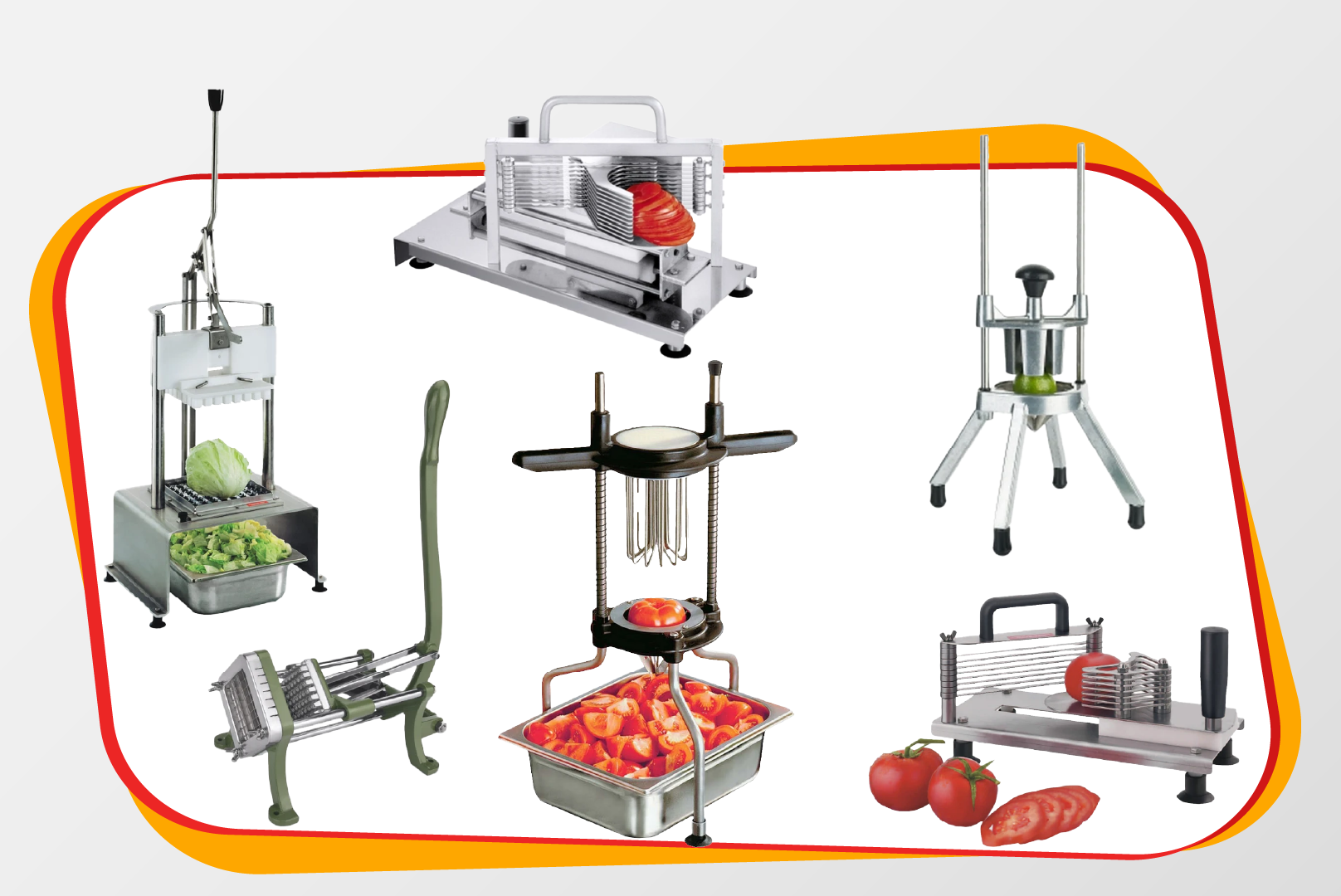 Fruchtpresse, Tomatenpresse, Küchenpresse, Gemüsepresse, Schneidwerkzeug