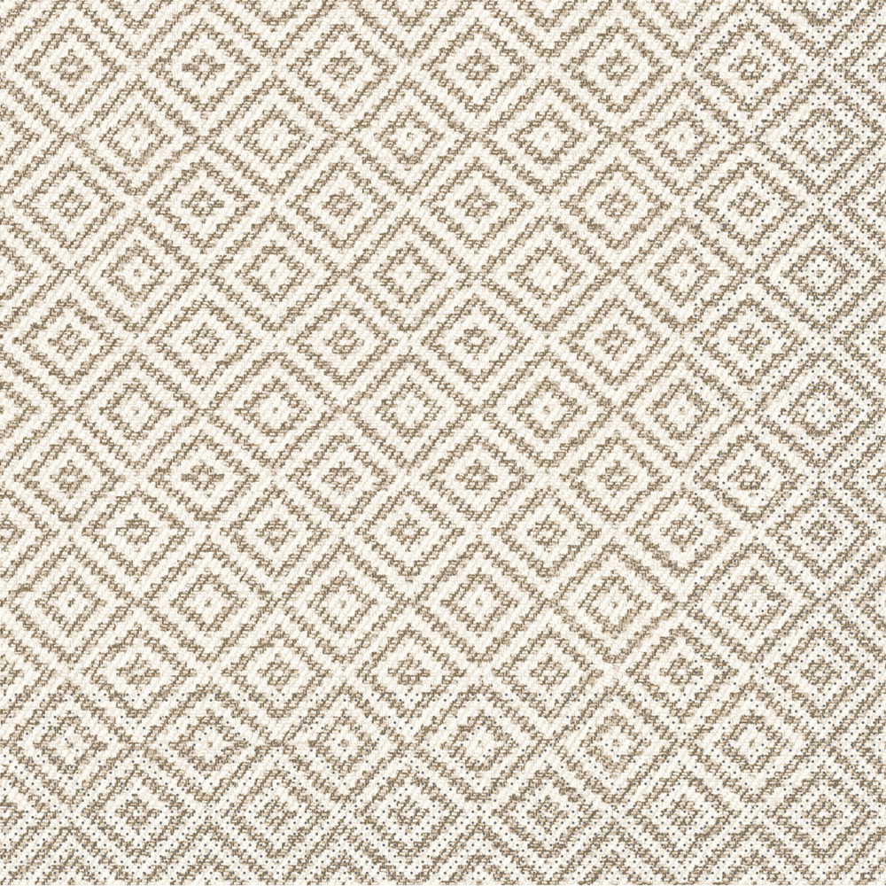 Mank Serviette Lagos Base beige 33 x 33 cm 1/4 Falz