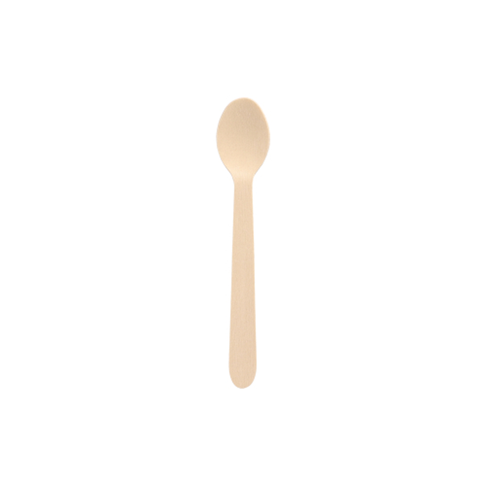 Papstar Kaffeelöffel, Holz "pure" 11 cm