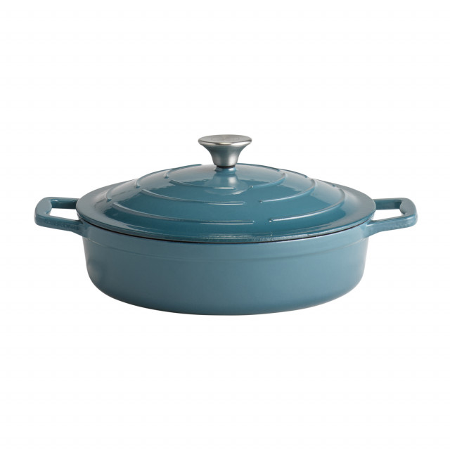 APS Bräter mit Deckel -5 STARS-    Ø 28 cm, H: 7 cm, 3 Liter