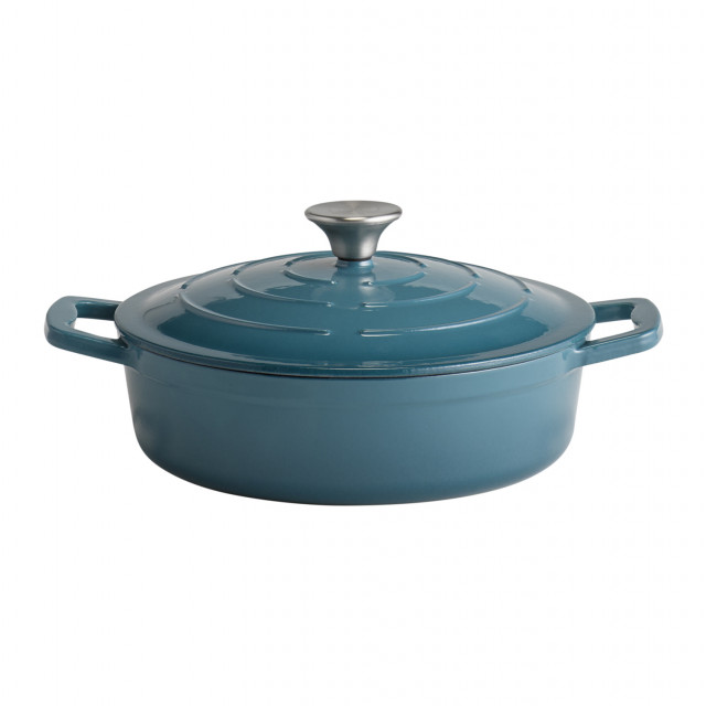 APS Bräter mit Deckel -5 STARS-    Ø 25 cm, H: 7 cm, 2,5 Liter