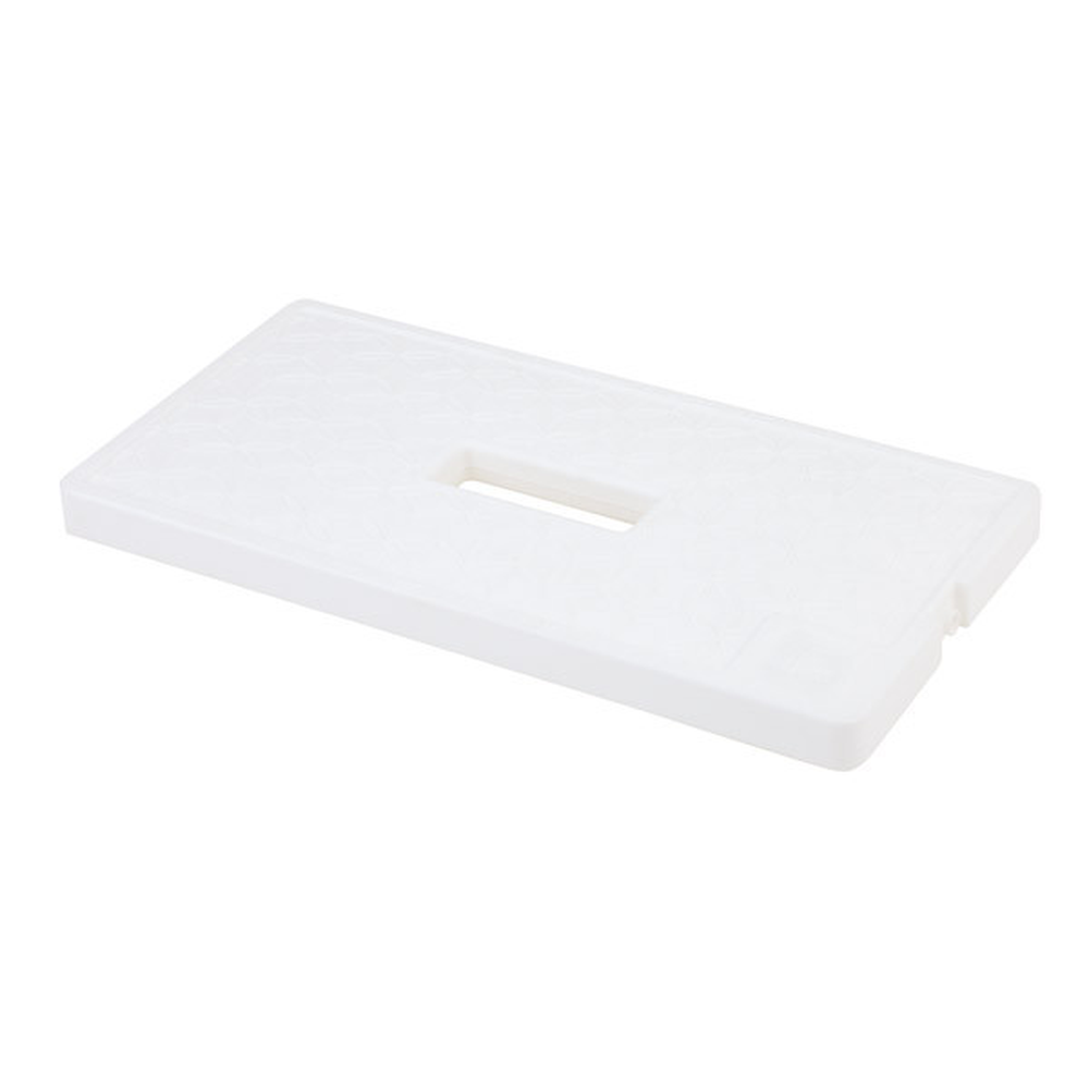 APS Kühlakku 41 x 21 cm, H: 2,5 cm , Polyethylen, weiß