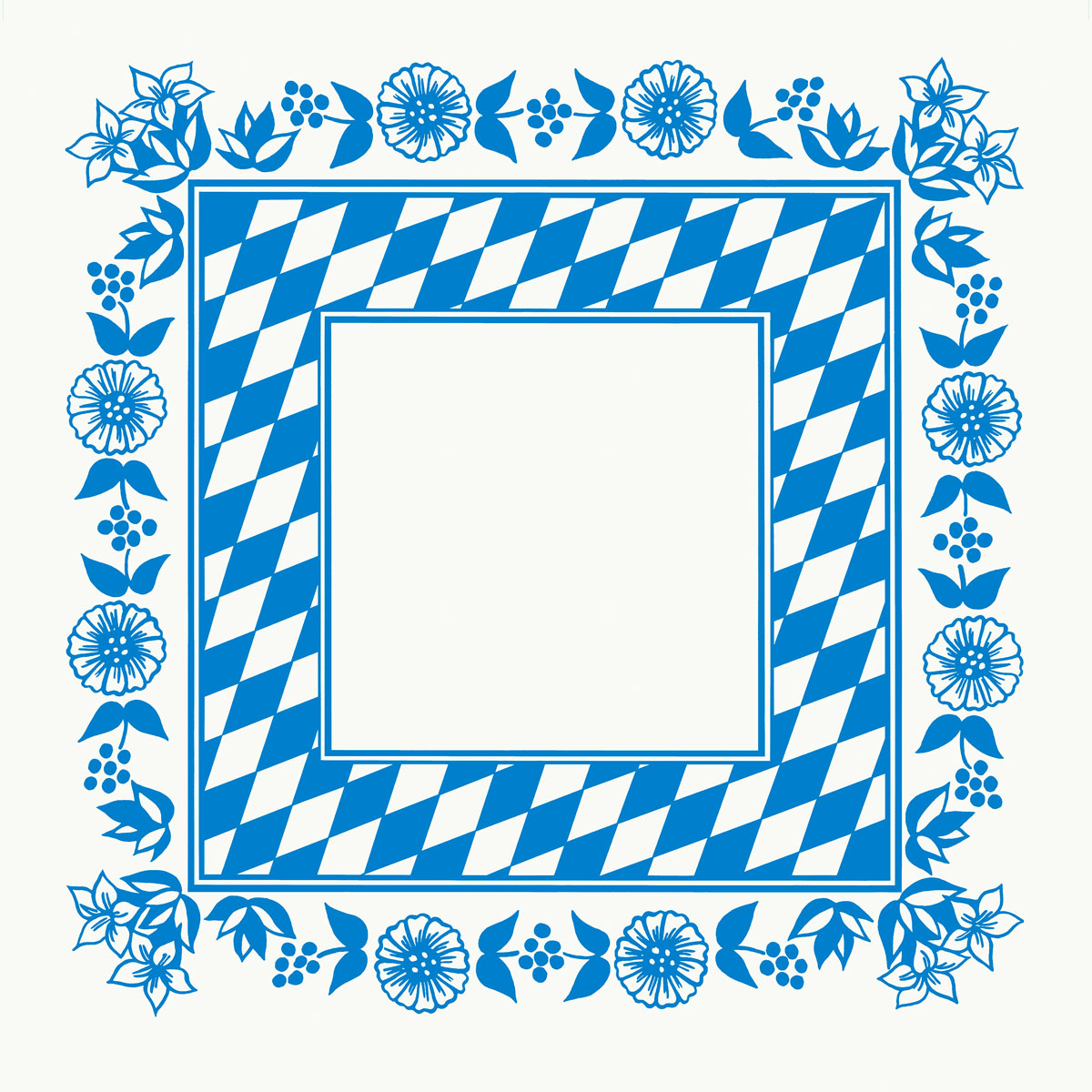 Duni Dunicel-Mitteldecken 84 x 84 cm Bayer. Raute