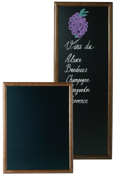 Contacto Schreibtafel, 60x80cm, nuss