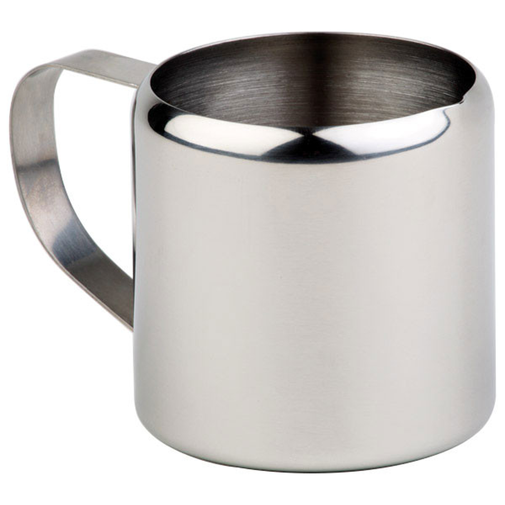 APS Milchkännchen / Sahnegießer Ø 4,8 cm, Höhe 5,2 cm , Edelstahl, mit Griff