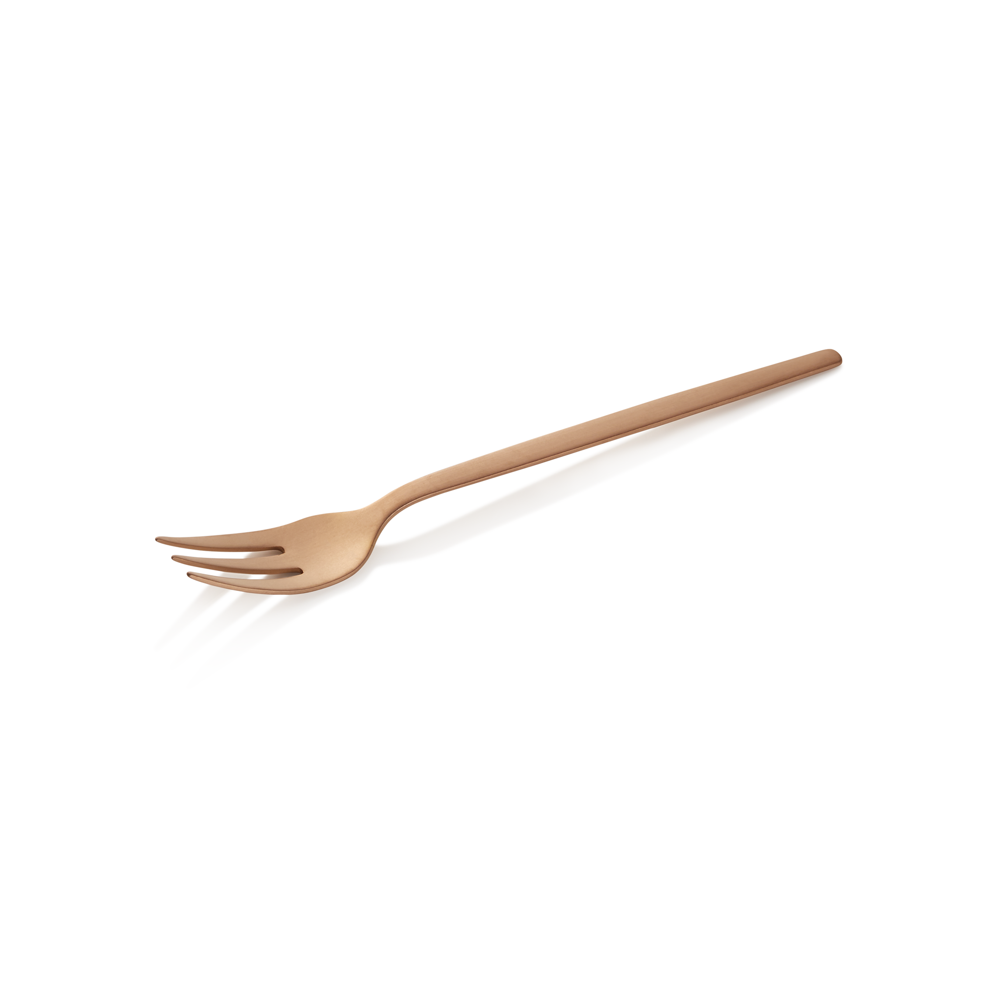 WAS Dessertgabel ALEX BRONZE, mit bronze, matter PVD Beschichtung, 16 cm, Set á 