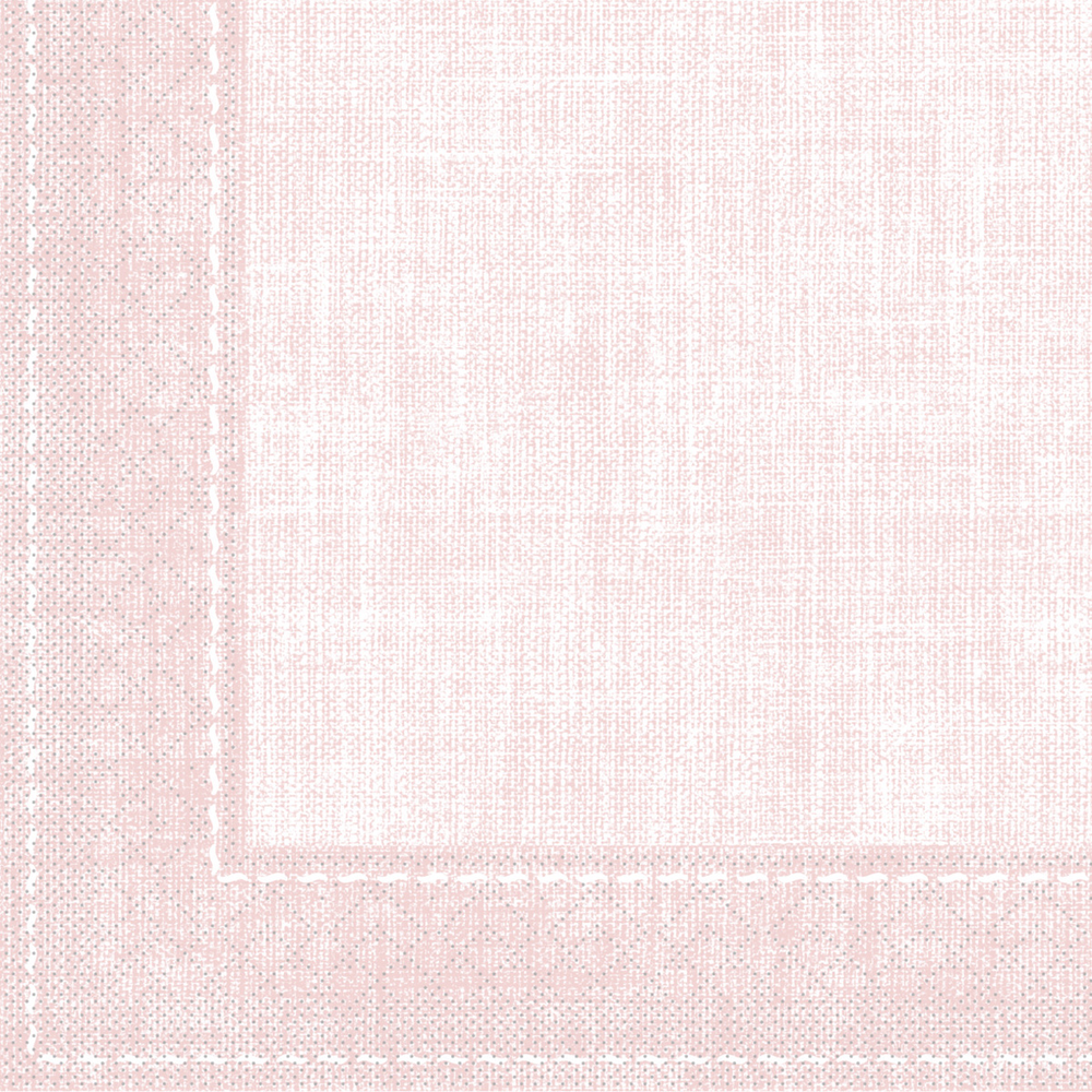 Mank Serviette Zione rosé 33 x 33 cm 1/4 Falz