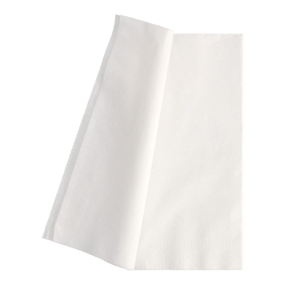 Papstar Servietten, 2-lagig 1/8-Falz 40 cm x 40 cm weiss