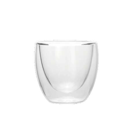 WAS Lungo Set CURVED, 200 ml, Ø 8 cm, Set á 2 Stück, Borosilikatglas