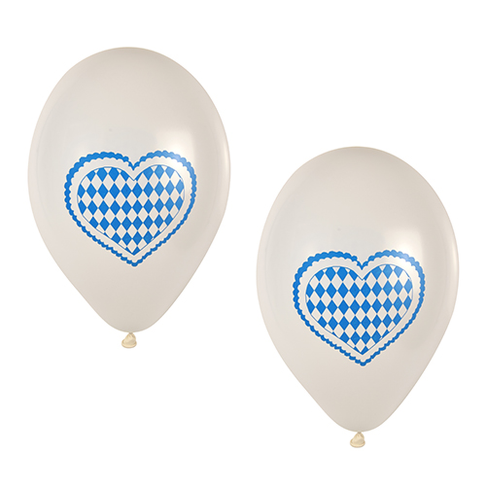 Papstar Luftballons Ø 25 cm "Bayrisch Blau"