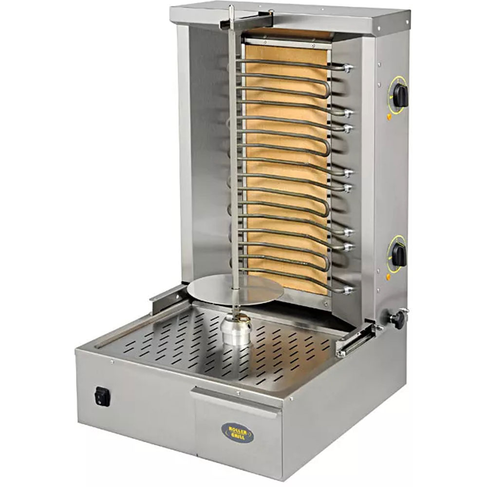 Stalgast ROLLER GRILL Elektro-Gyrosgrill, Kapazität 25 kg, Abmessung 580 x 660 x