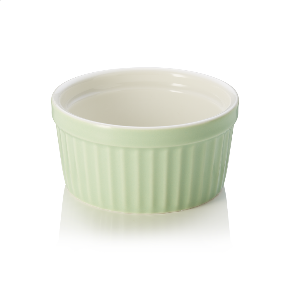 WAS Ragout Fin Set, Ø 9 cm, 130 ml, mint, Set á 6 Stück, Porzellan