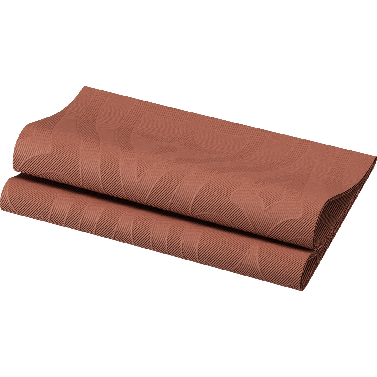 Duni Elegance-Servietten 48 x 48 cm 1/4 Falz Lily chestnut