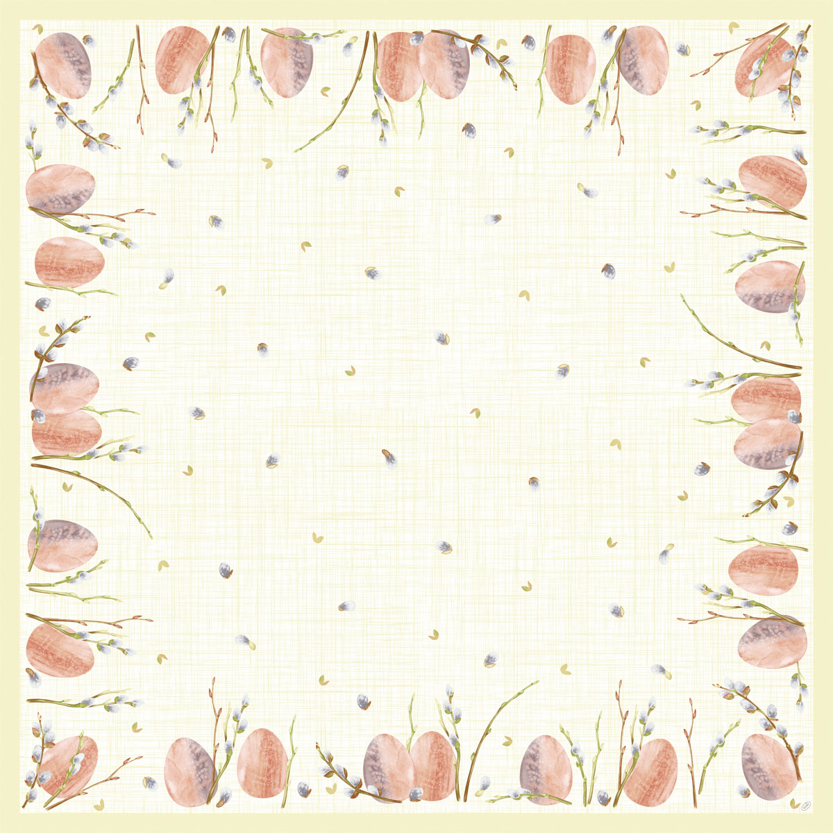 Duni Motiv-Mitteldecken Dunicel 84 X 84 cm Willow Easter