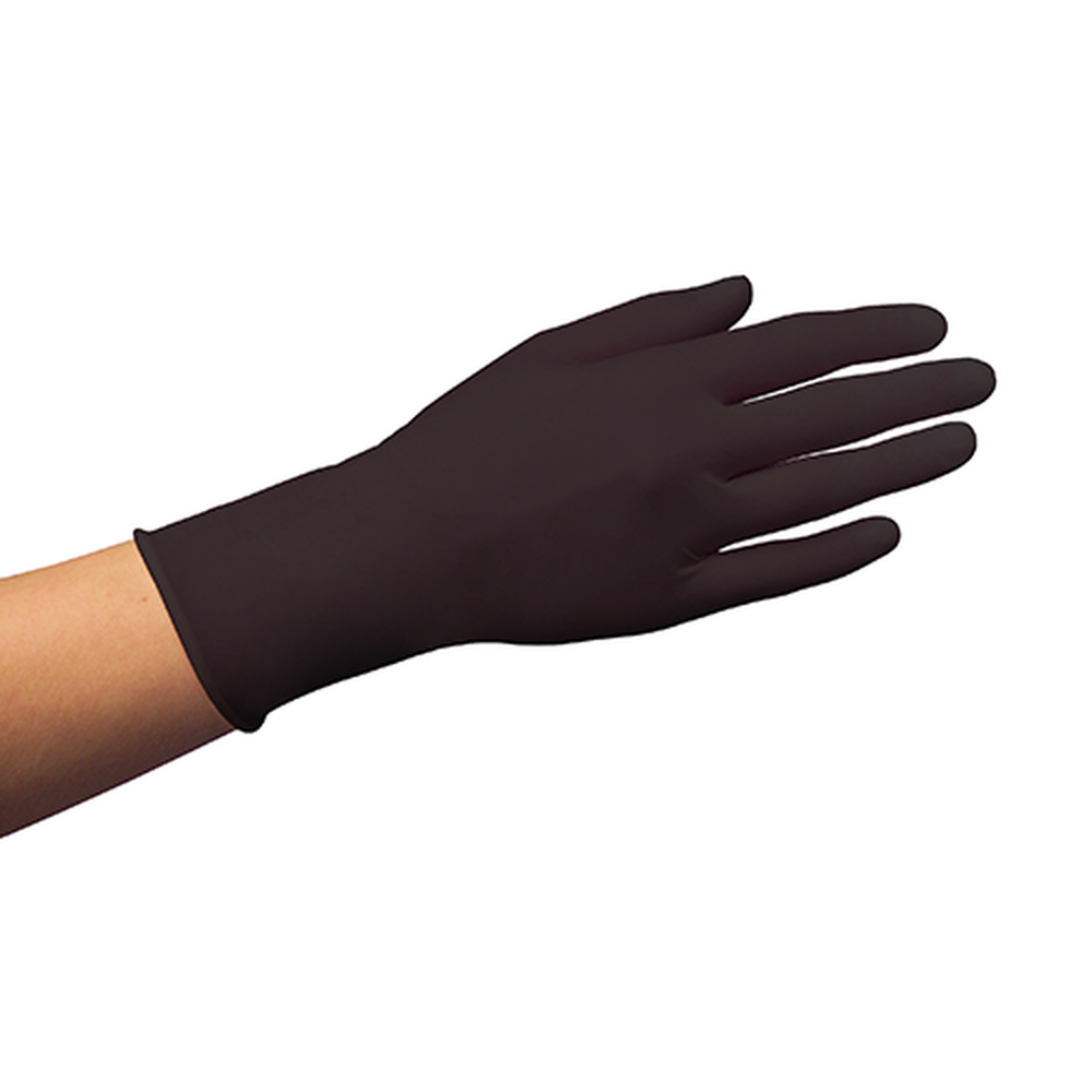 PAPSTAR WORK-INN/PS Handschuhe, Nitril puderfrei Black Soft schwarz Grö