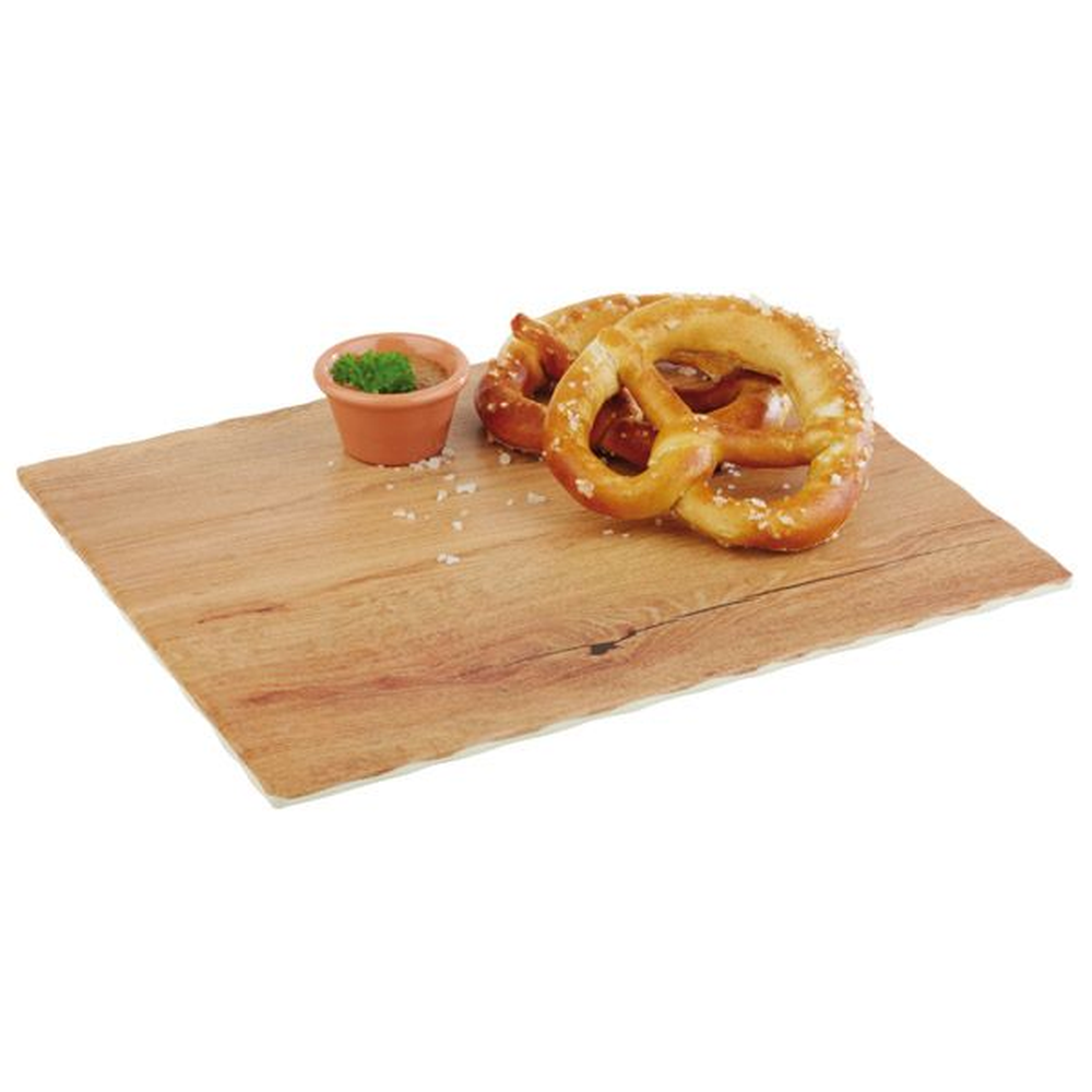 APS GN 1/2 Tablett -OAK LIGHT- 32,5 x 26,5 cm, H: 1,5 cm , Melamin, Holzoptik (E