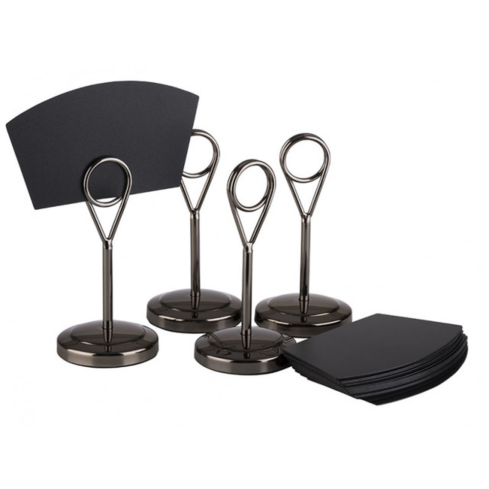APS Kartenhalter, 4er Set Ø 5 cm, H: 10,5 cm
