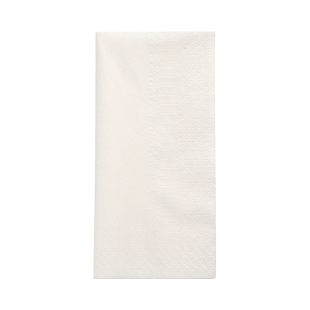 Papstar Servietten, 2-lagig 1/8-Falz 33 cm x 33 cm weiss