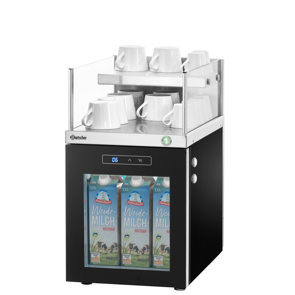 Bartscher Milchkühlschrank-Tassenwärmer-Kombi