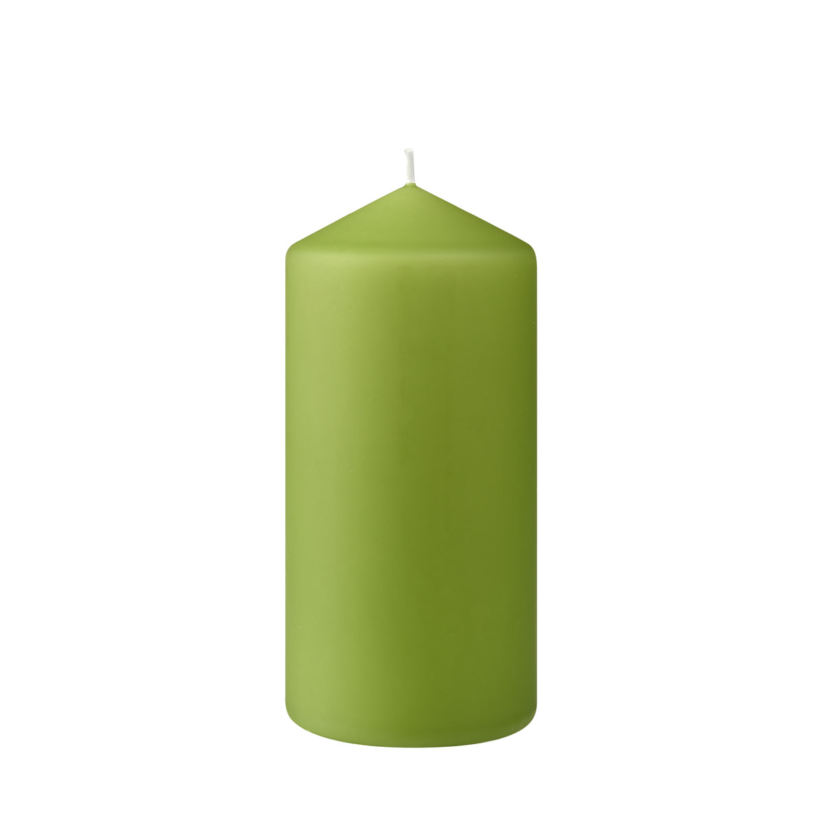 Duni Stumpenkerzen, ca. 50h 150 x 70 mm matt leaf green