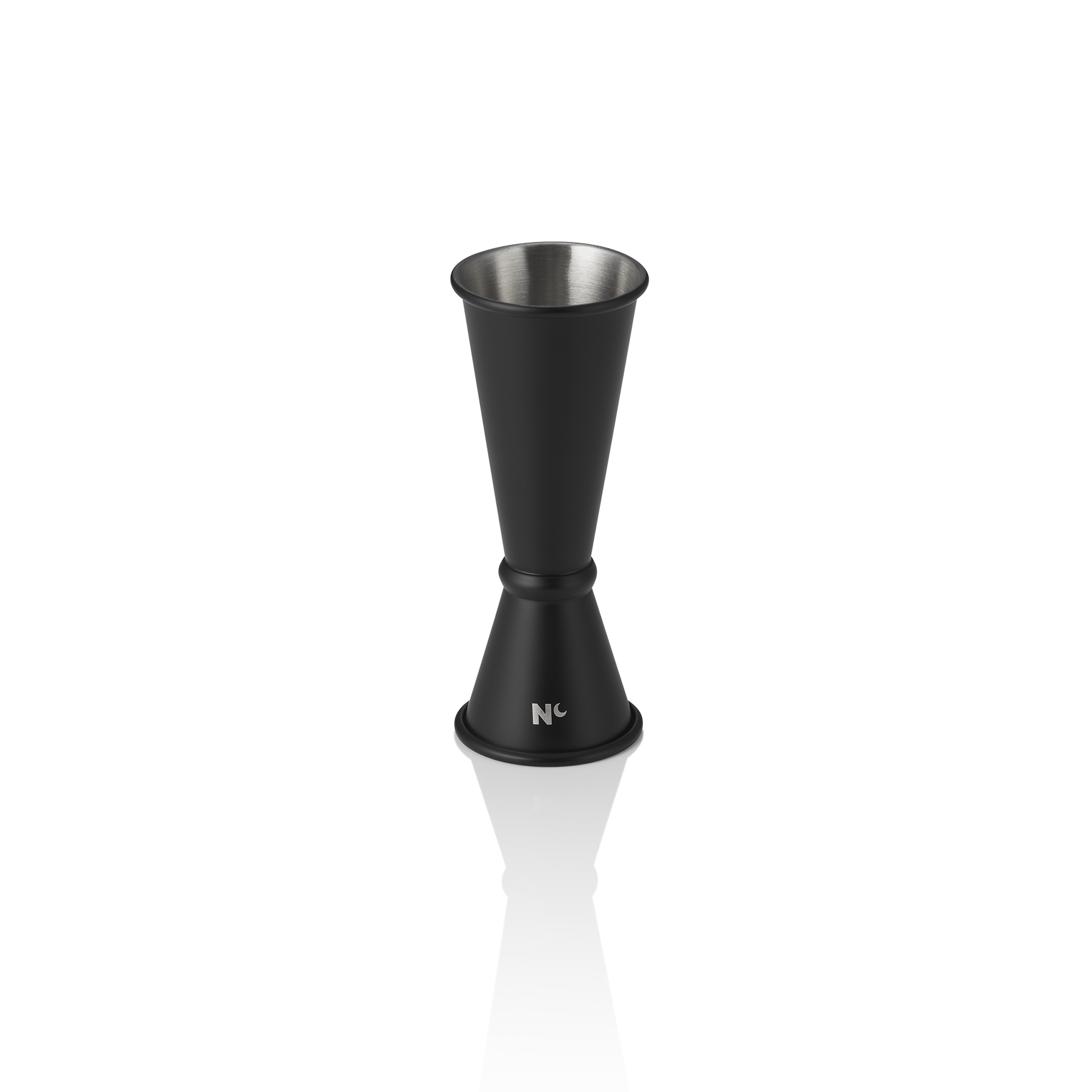 WAS Jigger Japanese Style NOCTURN, 2,5/5 cl, Ø 4,5 cm, Höhe 11 cm, schwarz matt,