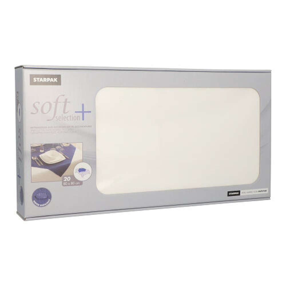 PAPSTAR Mitteldecken, stoffähnlich, Vlies soft selection plus 80 cm x 80 cm