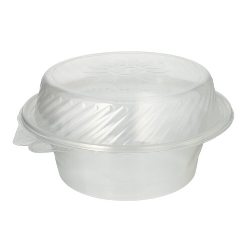 PAPSTAR Feinkost- und Salatschalen mit Klappdeckel PP rund 1400 ml 11 cm x 22