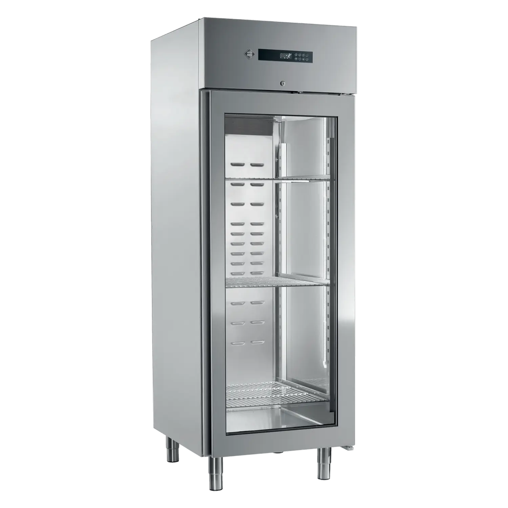 RM Gastro Kühlschrank 700 l Sterilisator, Glastür GN 2/1, Edelstahl / RM - ENR 7