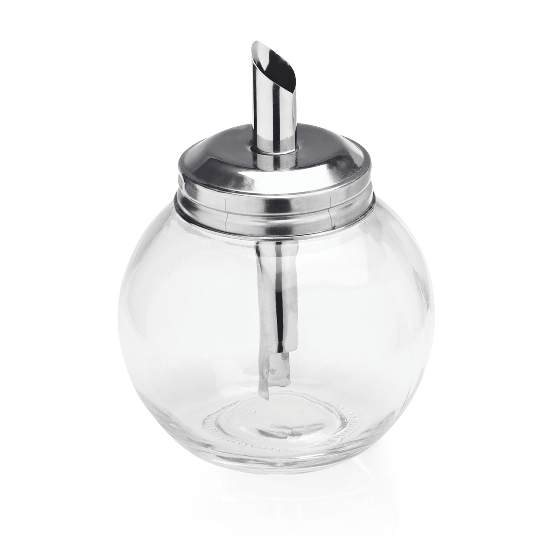 WAS Zuckerspender Set, 260 ml, Ø 8,5 cm, Set á 6 Stück, Edelstahl, Glas