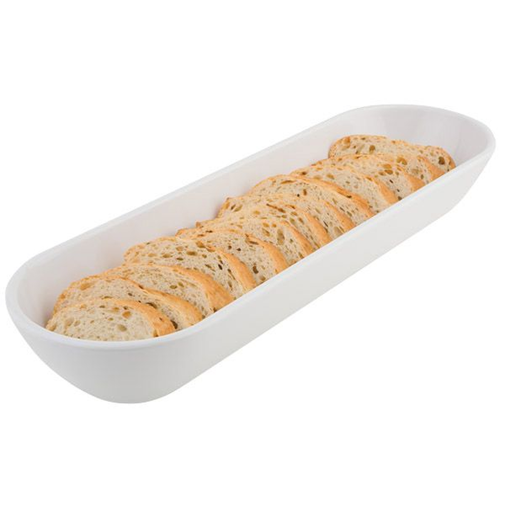 APS Schale -PURE- 51 x 15,5 cm, H: 7,5 cm , Melamin, weiß, 2,4 Liter