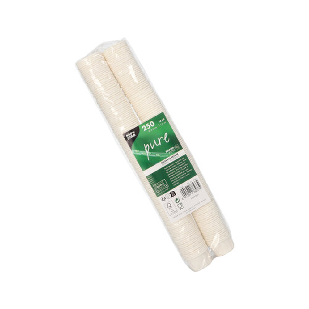 Papstar Dressingbecher, Papier "pure" 10 ml Ø 3,5 cm · 2,2 cm weiss