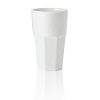 WAS Longdrinkglas, 390 ml, Füllstrich 300 ml, weiß, Polycarbonat